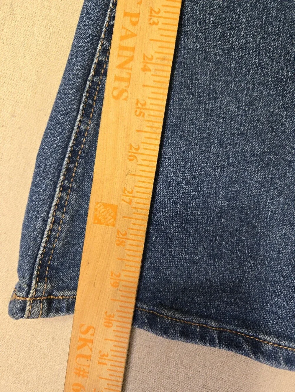 Sofia Women's Blue Flared Cargo Pocket Jeans
